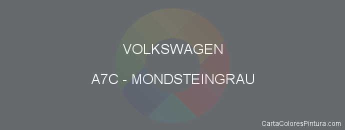Pintura Volkswagen A7C Mondsteingrau