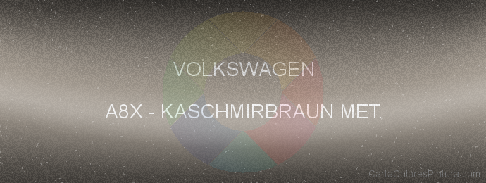Pintura Volkswagen A8X Kaschmirbraun Met.