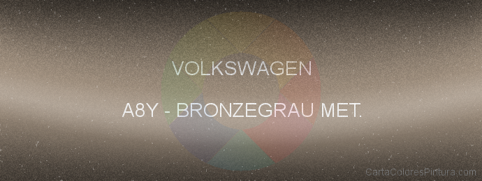 Pintura Volkswagen A8Y Bronzegrau Met.