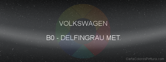 Pintura Volkswagen B0 Delfingrau Met.