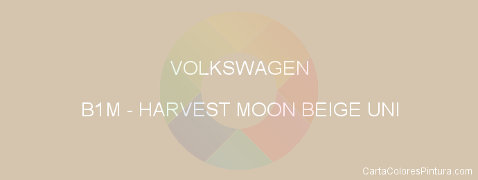 Pintura Volkswagen B1M Harvest Moon Beige Uni