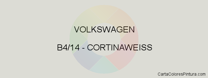 Pintura Volkswagen B4/14 Cortinaweiss