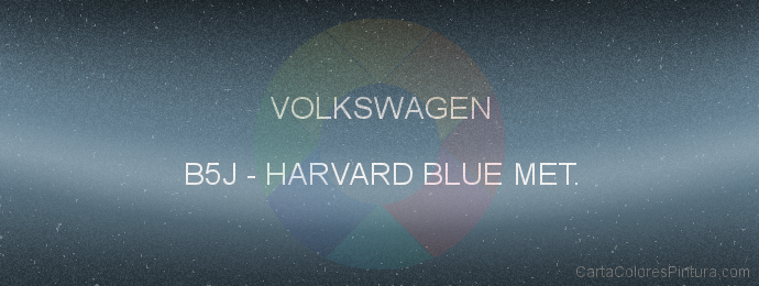 Pintura Volkswagen B5J Harvard Blue Met.