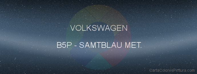 Pintura Volkswagen B5P Samtblau Met.