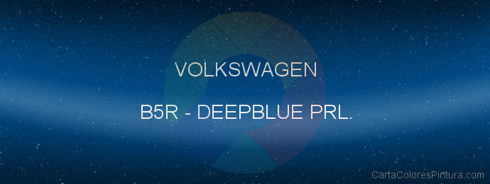 Pintura Volkswagen B5R Deepblue Prl.