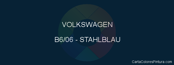 Pintura Volkswagen B6/06 Stahlblau