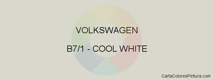 Pintura Volkswagen B7/1 Cool White
