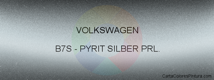 Pintura Volkswagen B7S Pyrit Silber Prl.