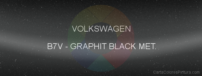 Pintura Volkswagen B7V Graphit Black Met.