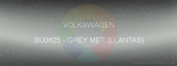 Pintura Volkswagen BU0825 Grey Met. (llantas)