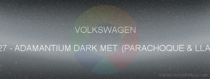 Pintura Volkswagen BU0927 Adamantium Dark Met. (parachoque & Llantas)