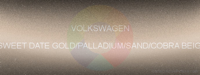 Pintura Volkswagen C1Y Sweet Date Gold/palladium/sand/cobra Beige Met