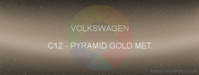 Pintura Volkswagen C1Z Pyramid Gold Met.