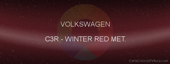 Pintura Volkswagen C3R Winter Red Met.