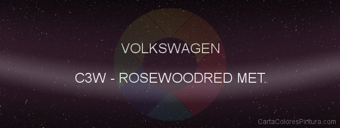 Pintura Volkswagen C3W Rosewoodred Met.