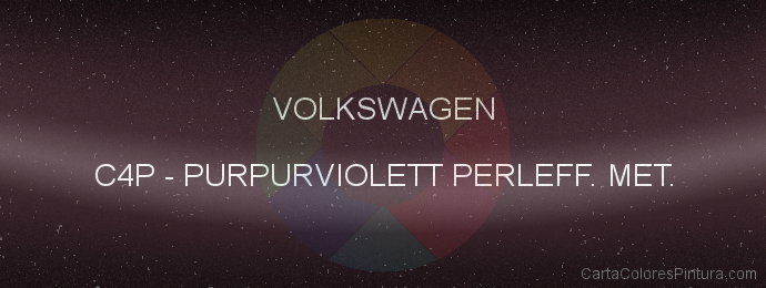 Pintura Volkswagen C4P Purpurviolett Perleff. Met.
