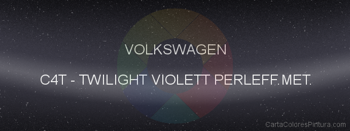 Pintura Volkswagen C4T Twilight Violett Perleff.met.