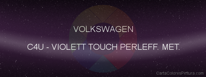 Pintura Volkswagen C4U Violett Touch Perleff. Met.