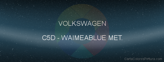 Pintura Volkswagen C5D Waimeablue Met.