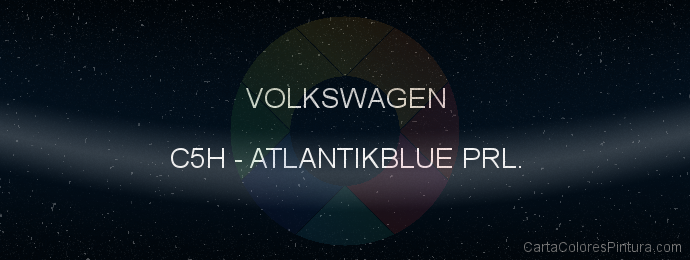 Pintura Volkswagen C5H Atlantikblue Prl.