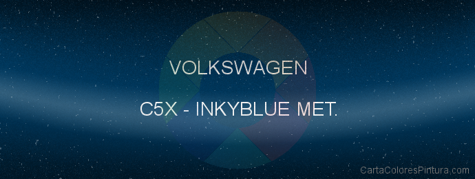 Pintura Volkswagen C5X Inkyblue Met.