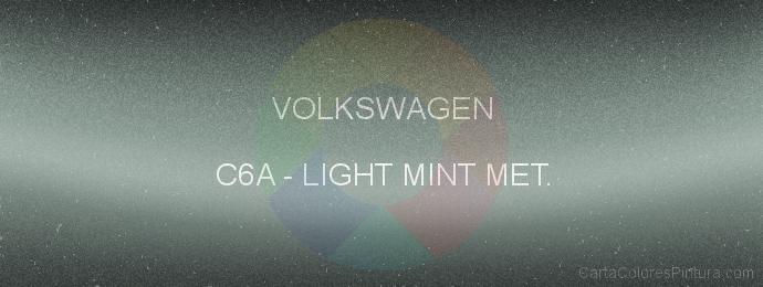 Pintura Volkswagen C6A Light Mint Met.
