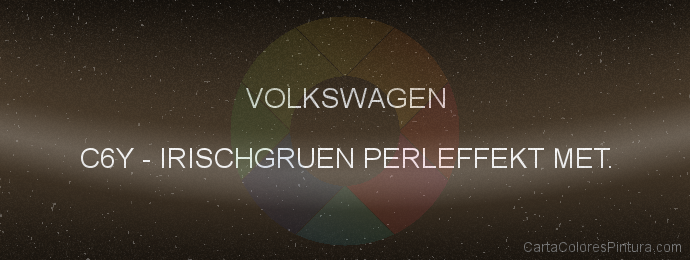 Pintura Volkswagen C6Y Irischgruen Perleffekt Met.