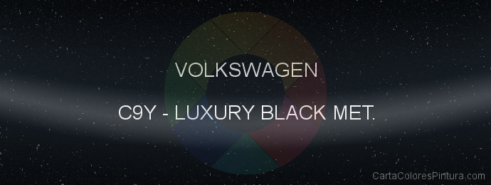 Pintura Volkswagen C9Y Luxury Black Met.