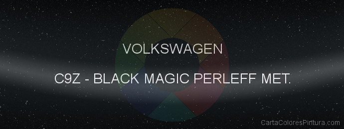 Pintura Volkswagen C9Z Black Magic Perleff Met.