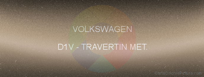 Pintura Volkswagen D1V Travertin Met.