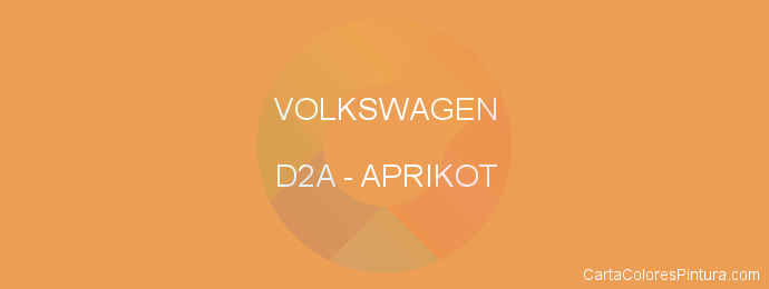 Pintura Volkswagen D2A Aprikot