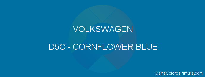 Pintura Volkswagen D5C Cornflower Blue