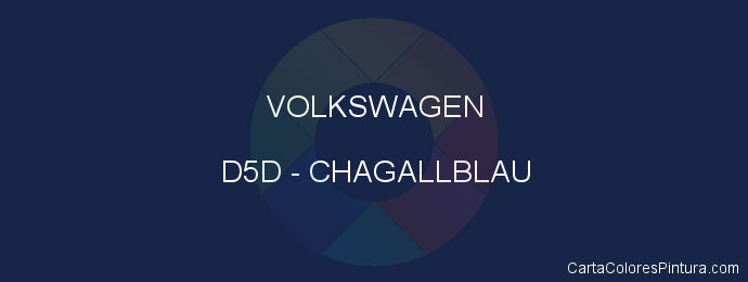 Pintura Volkswagen D5D Chagallblau