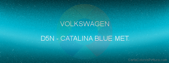 Pintura Volkswagen D5N Catalina Blue Met.