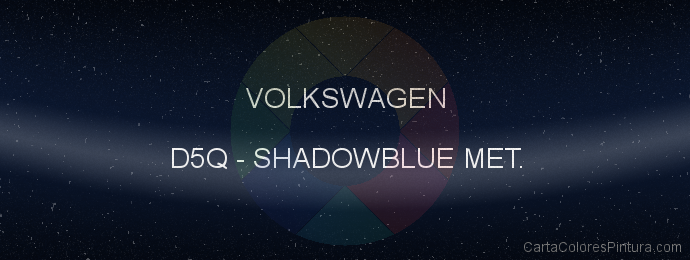 Pintura Volkswagen D5Q Shadowblue Met.