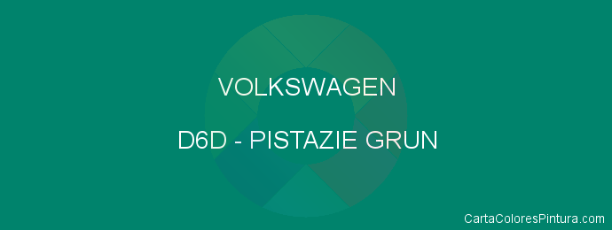 Pintura Volkswagen D6D Pistazie Grun