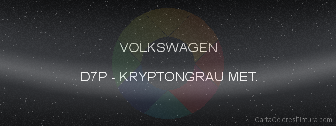 Pintura Volkswagen D7P Kryptongrau Met.