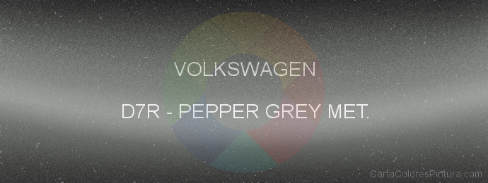 Pintura Volkswagen D7R Pepper Grey Met.