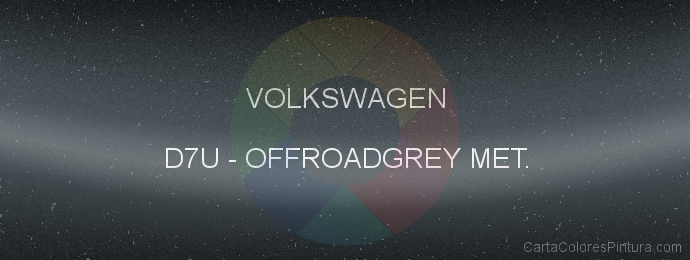 Pintura Volkswagen D7U Offroadgrey Met.