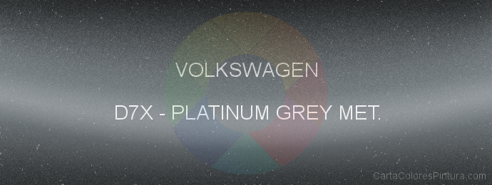 Pintura Volkswagen D7X Platinum Grey Met.