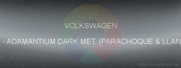 Pintura Volkswagen DM9 Adamantium Dark Met. (parachoque & Llantas)