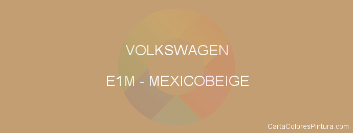 Pintura Volkswagen E1M Mexicobeige
