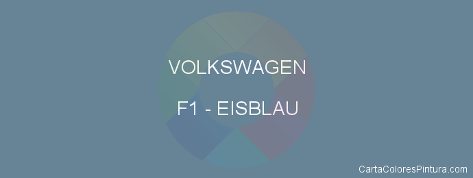 Pintura Volkswagen F1 Eisblau