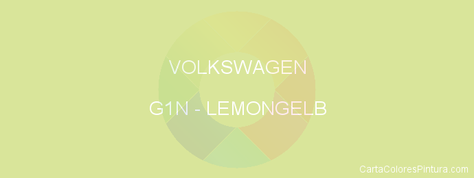 Pintura Volkswagen G1N Lemongelb