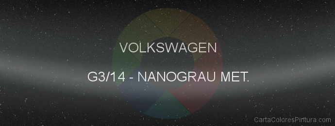 Pintura Volkswagen G3/14 Nanograu Met.