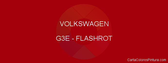 Pintura Volkswagen G3E Flashrot