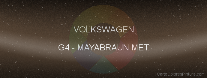 Pintura Volkswagen G4 Mayabraun Met.