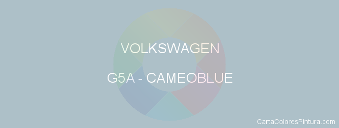 Pintura Volkswagen G5A Cameoblue