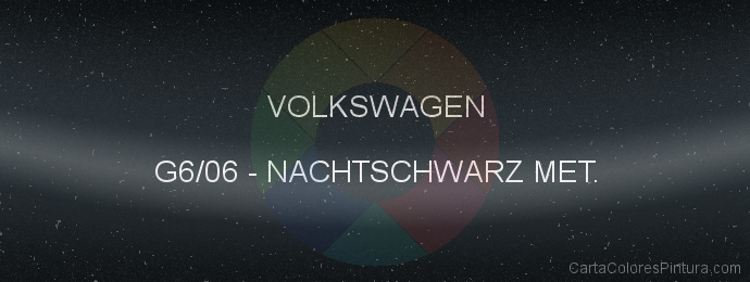 Pintura Volkswagen G6/06 Nachtschwarz Met.