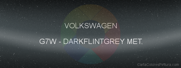 Pintura Volkswagen G7W Darkflintgrey Met.